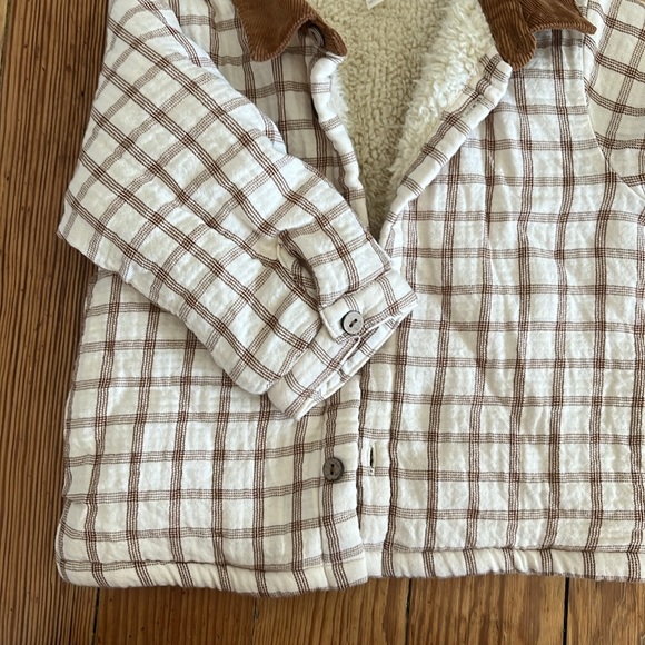 Quincy Mae 12-18 Mon Sherpa lined coat - Picture 3 of 3